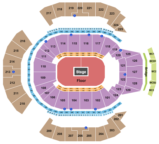 Chase Center Billie Eilish Seating Chart